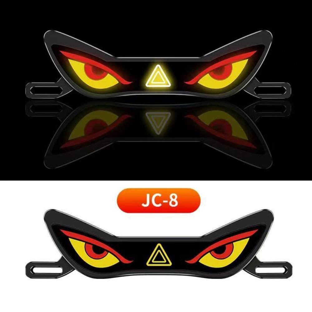 Anti Reverse Warning Motorcycle License Plate Light Rear Warning Lamp Motorcycle Accessories 9
