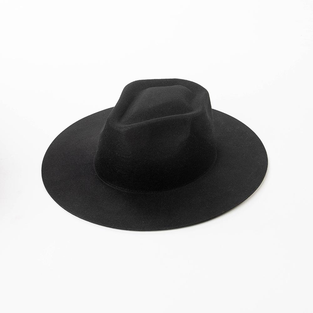 

Women s Arrow-Shaped Wool Felt Hat New Autumn/Winter Casual Hat 100% WoolWide Brim Unisex SuitableforEverydayWearand HorseRiding L57CM