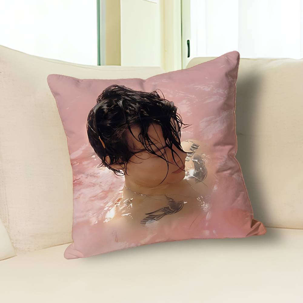 Povlaky na polštář H-Harry S-Styles pro ložnici obývací pokoj pohovku domácí dekorace Polyesterový potah na polštář se zipem