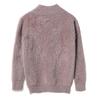Women Sweaters Imitation Mink Fur Thick Soft Plush Turtleneck Casual Knitted Tops Warm Loose Pullover Sweater