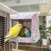 Breathable Mesh Bird Hanging Bed Bite Resistant Parrot House Multi-functional Bird Nest  Sparrows
