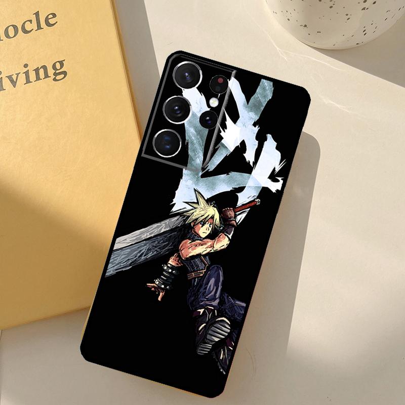 

final fantasy Phone Case For Samsung Galaxy S25 S20 S21 S22 S23 S24 Ultra S9 S10 Plus S25 FE Cover Shell Galaxy S9