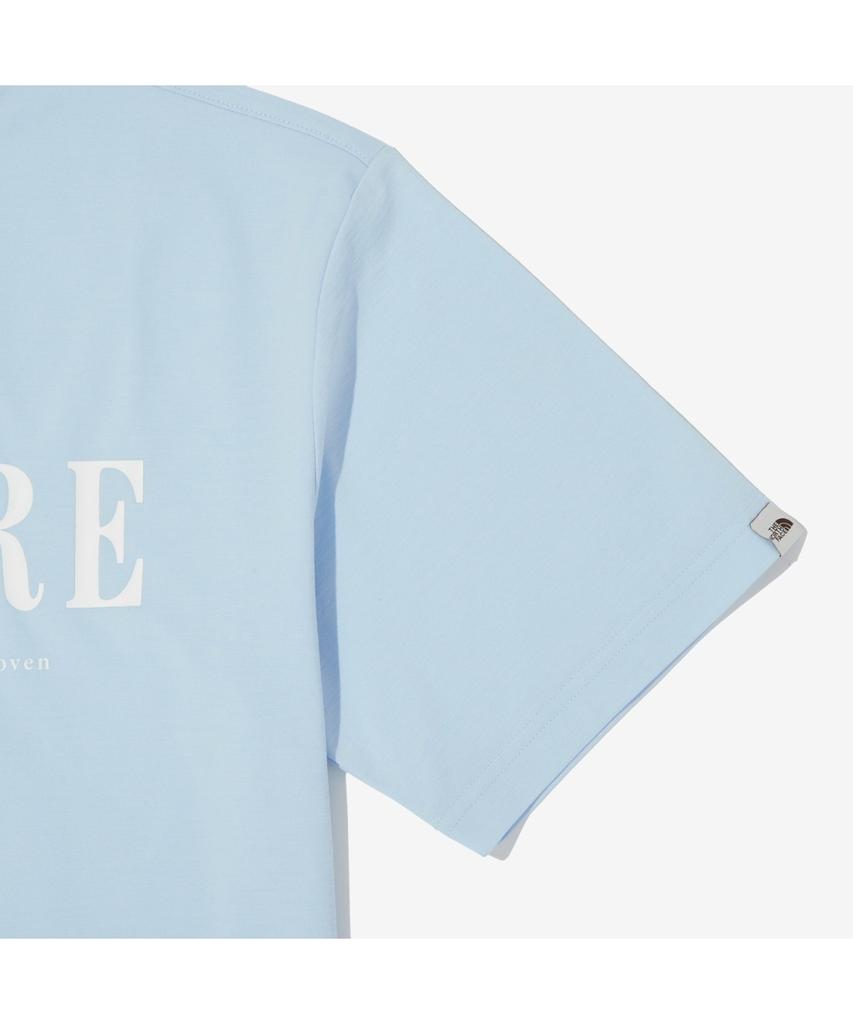 Noseupeiseu Nt7Uq06M Explore Short Sleeve Round Neck T-Shirt Baby_Blue