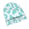 Mint Leopard Print Minimalist Knit Hat Designed for Adults Who Enjoy Quiet Style Complements Neutral Tones and Effortless Outfit Choices