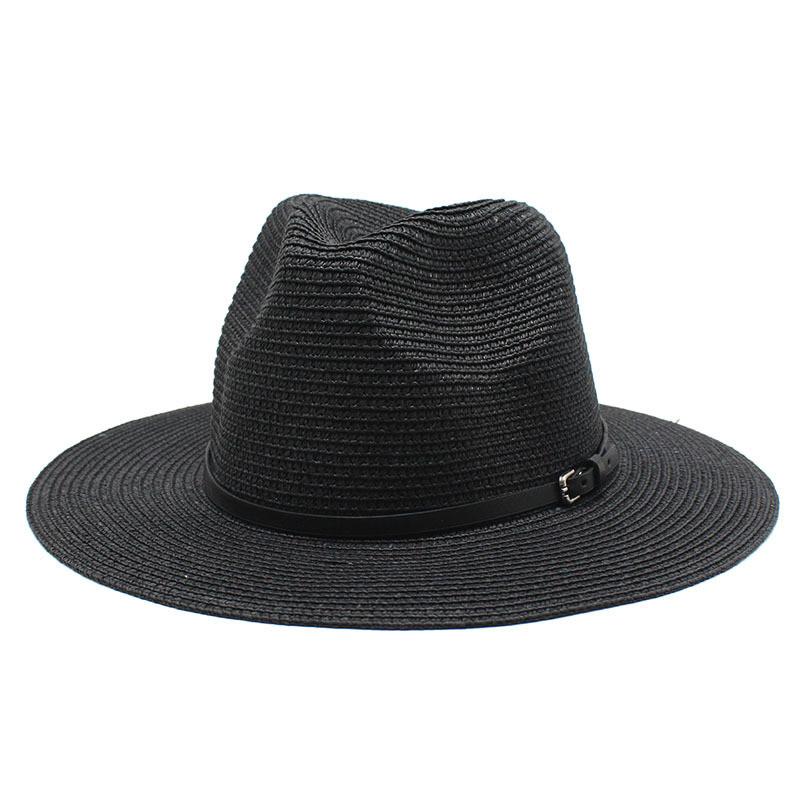 Summer Foldable Wide Brim Straw Hat For Men And Women With Sun Protection And Breathable Design For Beach And Outdoor Activities