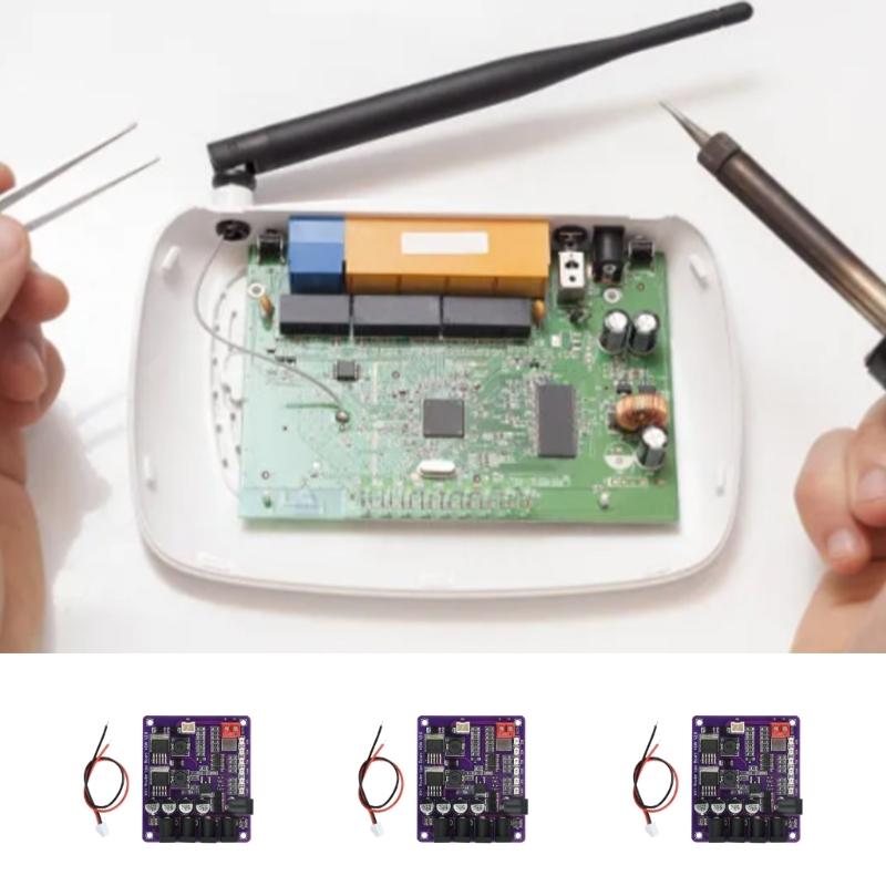 403S 40W Small Router Uninterruptible Power Supply Borad Battery Charging Board Supports 4 Channel Output Protective