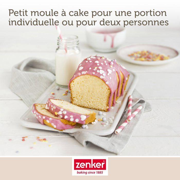 Moule À Cake - Zenker - Mini 15 Cm - Acier Inoxydable - Revêtement Anti-adhérent - Noir