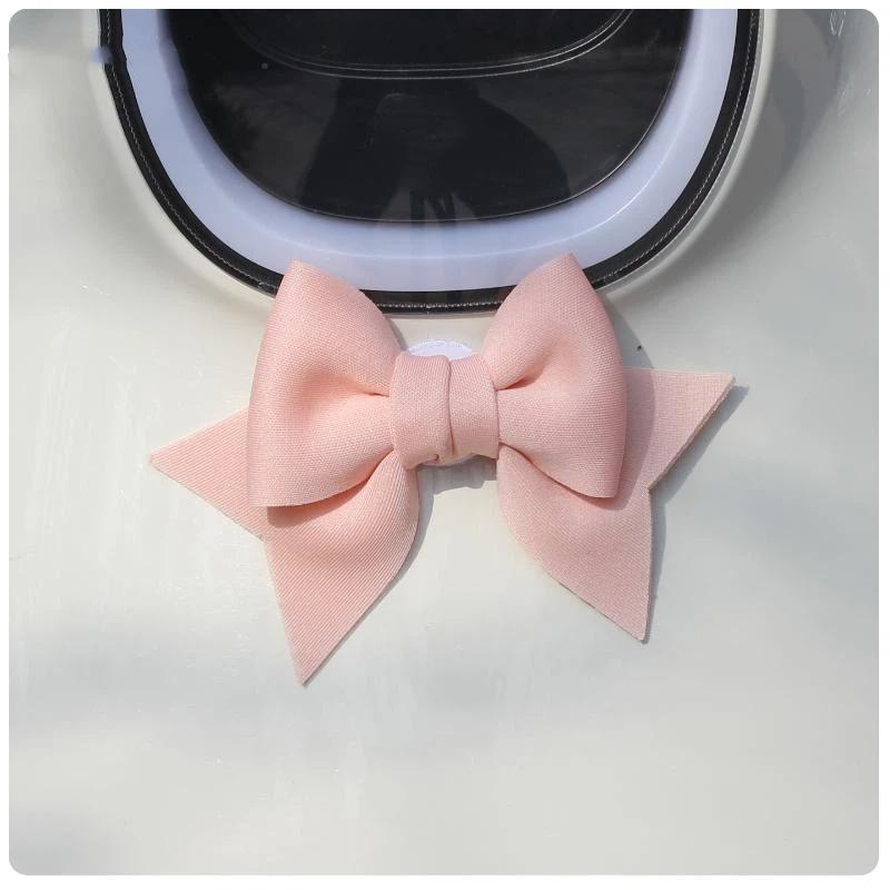 Motorcycle Helmet Ornaments Electric Bike Helmet Bow Style Bowknot For Car Body Decoration Accessories For Girls