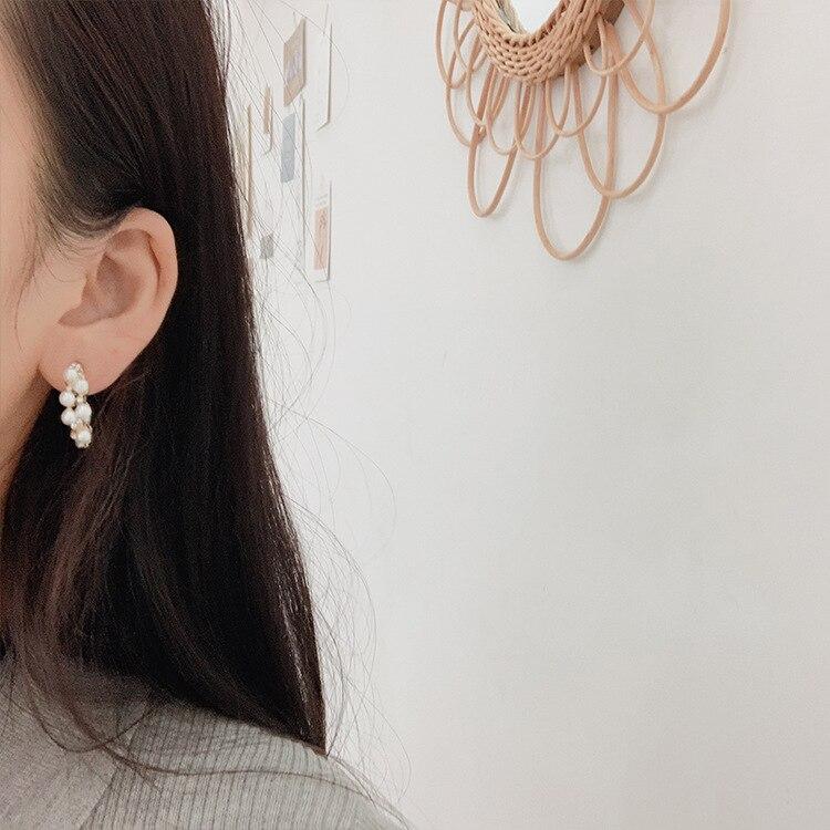 Temperament Simple Style Metal Knotted Stud Earrings For Women 4Pcs/Set Cute Irregular Temperament Simple Style Metal Knotted Stud Earrings For Women 4Pcs/Set Cute Irregular