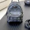 [Gebraucht] Multifunktionaler Lederrucksack Mini mit Nieten - Sehr Gut #1AZ1PXR