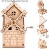 DIY Creative Gramophone Wood Phonograph Musical Potential Box High Quality Children's Puzzle Toys