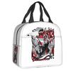 Benutzerdefinierte Hazbins Anime Animation Hotel Angel Dust Isolierte Lunchtasche Arbeit Schule Wiederverwendbare Thermos-Kühlbox Lunchbox Damen Kinder