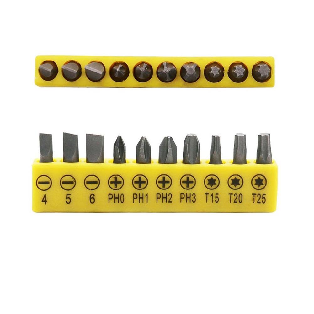 Screw Driver Ratchet Wrench 11PCS Anti-slip Handle