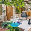Hängende Solar-Vogeltränke Brunnen Aufhängbare Trinkbrunnen Futterspender Dekoration Bad für Kolibri Garten Tierwelt Anziehung