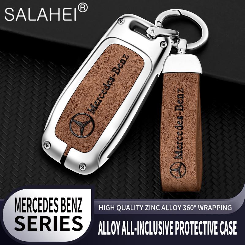 CRX1 Car Key Case Cover Keychain Protection Shell For Mercedes Benz W205 W213 X253 W222 W206 W223 X254 EQE EQS A C E S GLC EQ Series