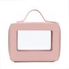 New Fashion Large Capacity Waterproof Leather Cosmetic Travel Bag for Women