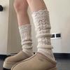 Ladies Autumn and Winter Warm Vintage Wool Calf Pile Socks