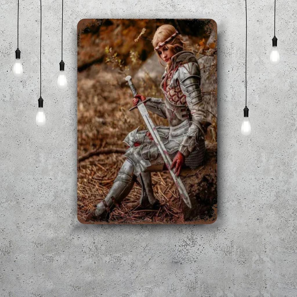 Cypher Valorant Vintage Metal Tin Signs Posters Decor Retro Metal Plaque Wall Art Decor for Garage Bar
