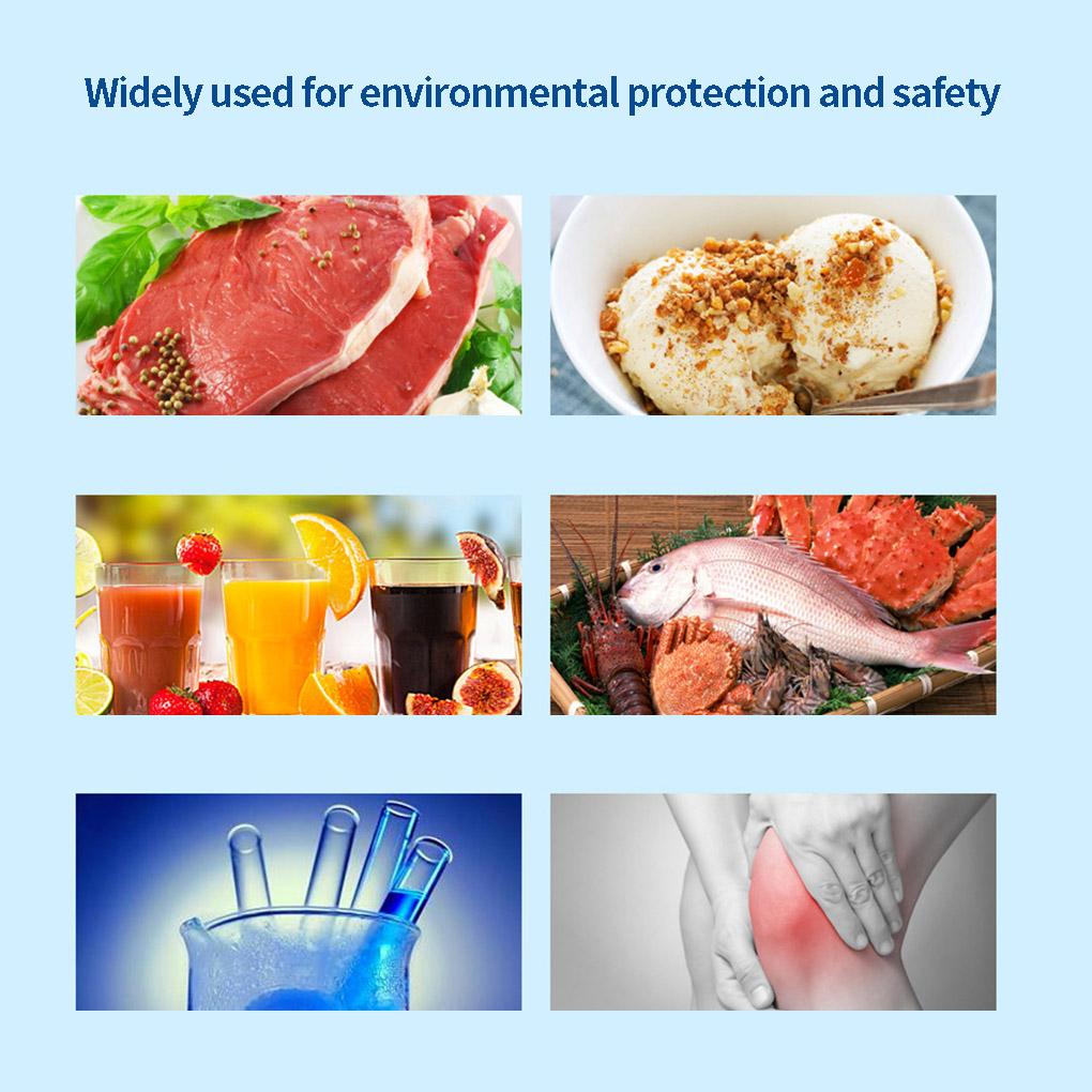 10PCS Reusable Ice Bag Water Icing Cooler Bag Pain Cold Compress Drinks Refrigerate Food Keep Fresh Gel Dry Ice Pack