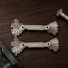 2pcs Metric 60 Degree Thread Pitch Gauge Thread Cutting Gauge  For Screw Measurement