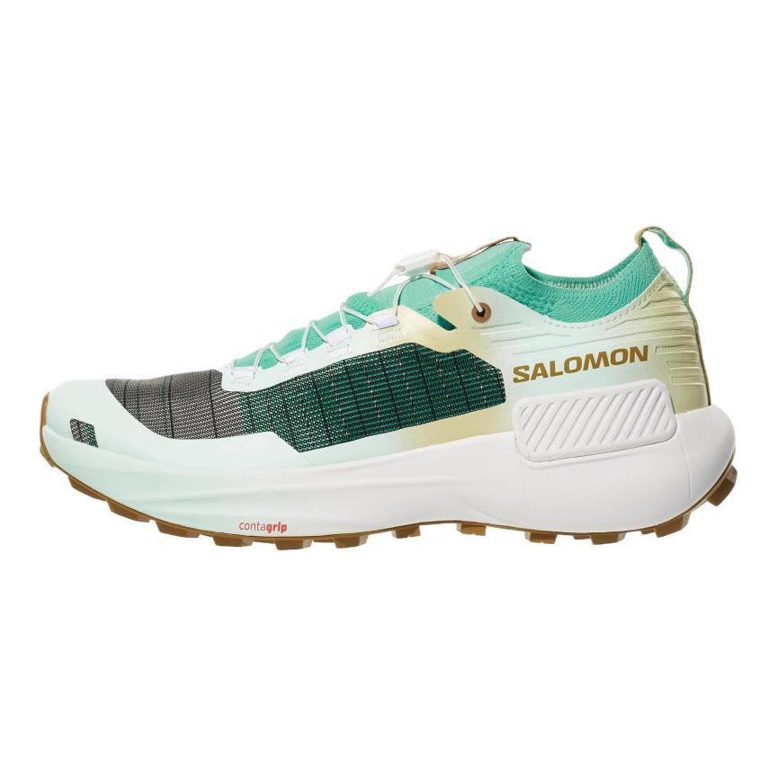 SALOMON S/LAB GENESIS Trail Running Shoes Unisex Light Yellow Green Sneakers 478294