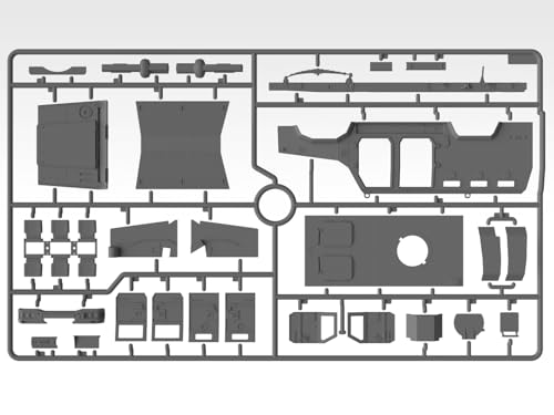 ICM 1/35 měřítko Ukrajina Kozak-001 Národní garda Plastikový model 35015
