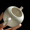 Chinese Retro Handmade Ceramic Teapots Solid Color Porcelain Tea Pot Household Beauty Tea Infuser Kettle Travel Tea Set Teaware