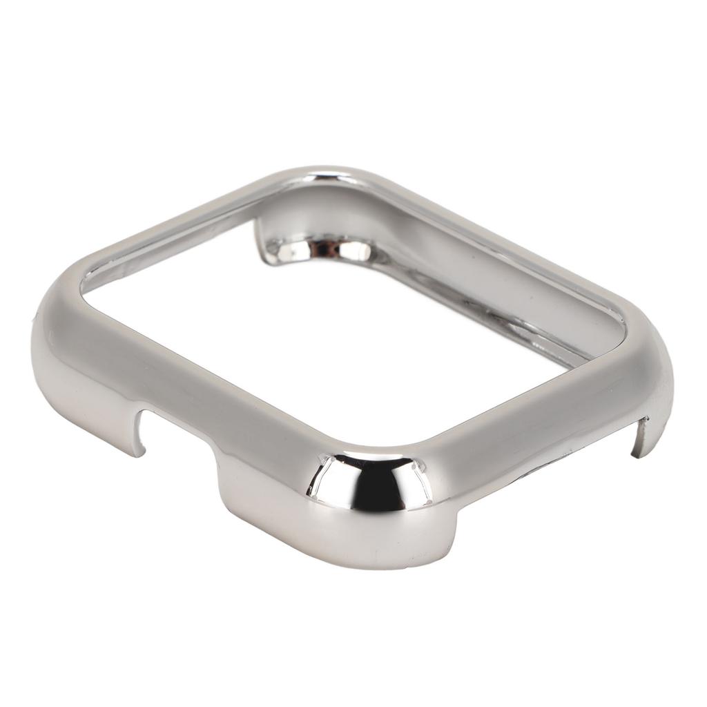 TPU Full Bumper Screen Protective Case Vacuum Electroplate for Realme Watch 2 Pro WatchSilver