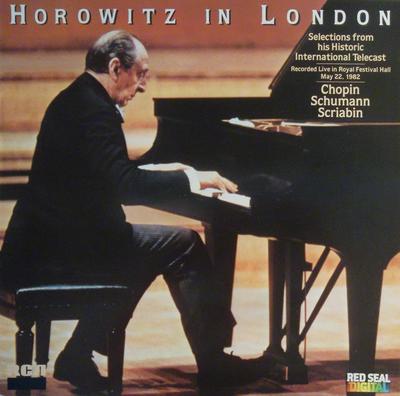 LP Record VLADIMIR HOROWITZ - Horowitz In London RL14572 RCA Red Seal 1983 Germany Classical Used