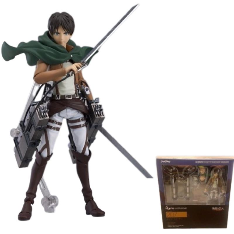 Gorgeous Attack On Titan Figma Levi Ackerman Eren Mikasa Joint Movable Hand Model