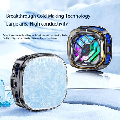 Magnetiline RGB telefonijahuti, kaasaskantav, kerge, stiilne radiaator temperatuurinäidikuga Magsafe'i mobiilsete mängude iPhone'i jaoks