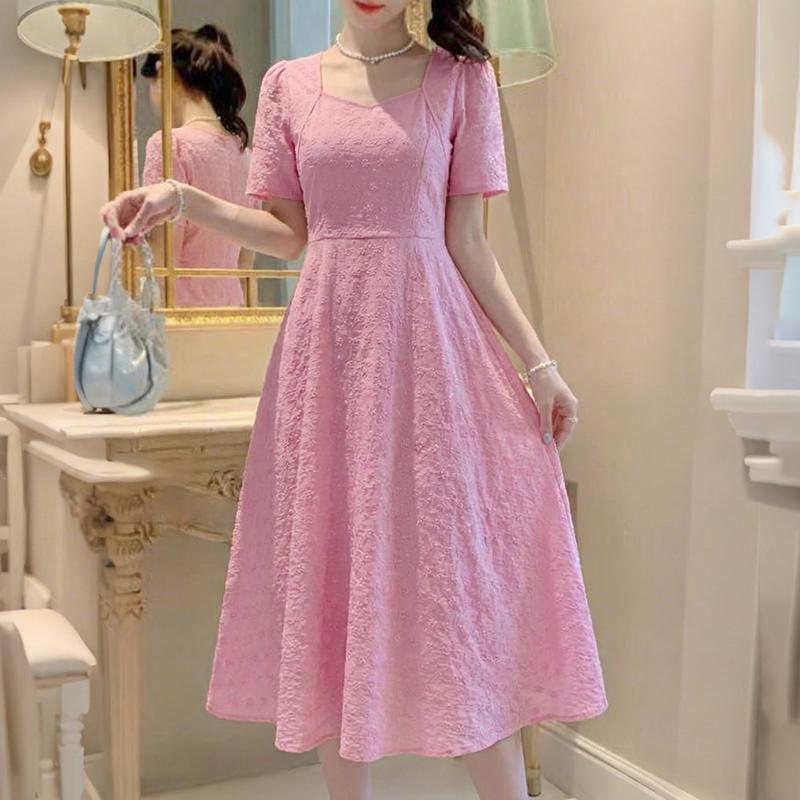 ZANZEA Women Elegant Summer Casual Short Sleeve Dress