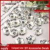 Handmade Sequin Flower 3D Transparent Beaded Hair and Hat Accessories DIY String