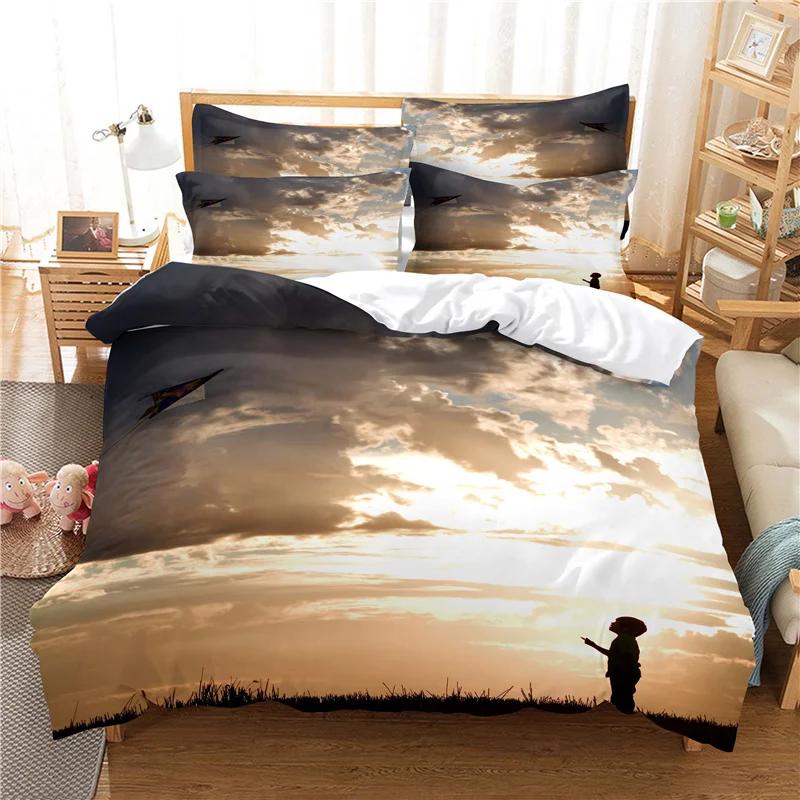

Comforter Plain Colour Comforter Bedding Sets +Pillow Cases 2/3 Pcs Bedroom Set Sheet Home Textile Housse De Couette Western Comforter (quilt)-EU Single(135*200cm)3pcs