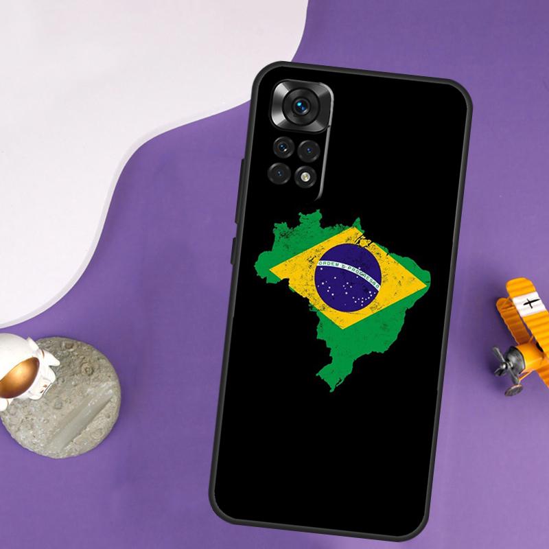Brazil Passport Case For Xiaomi Redmi Note 13 14 Pro 12 9 10 11 Pro 10S 11S 12S Redmi 14C 13C 10C 12C Cover