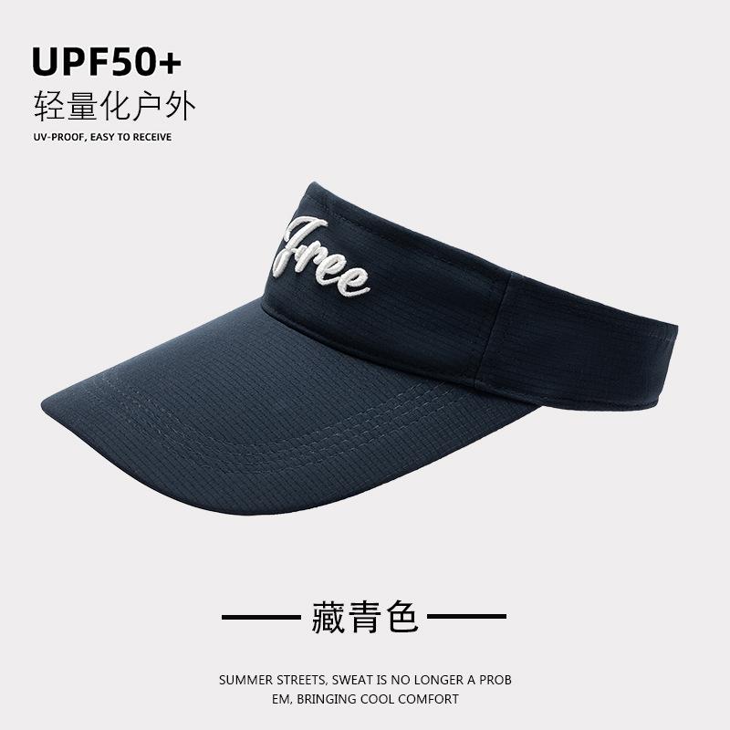 Sun Protection Cap with Enlarged Brim Sun Protection UV Protection Empty Top Outdoor Sports Sunshade Summer Empty Top Hat