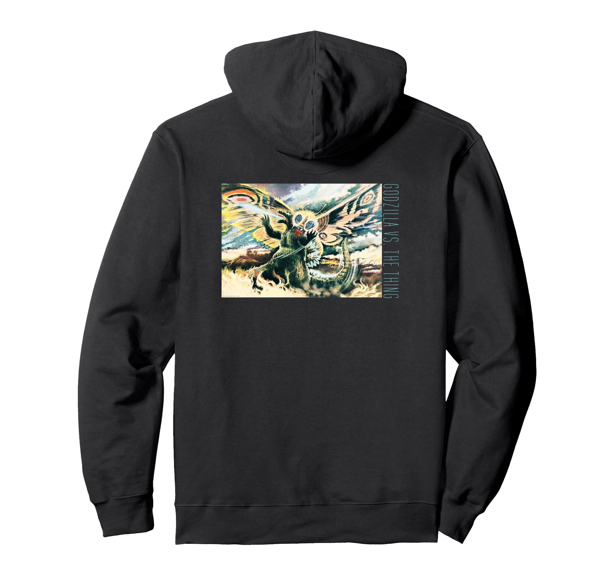 

GODZILLA THE THING hoodie VS. чёрный