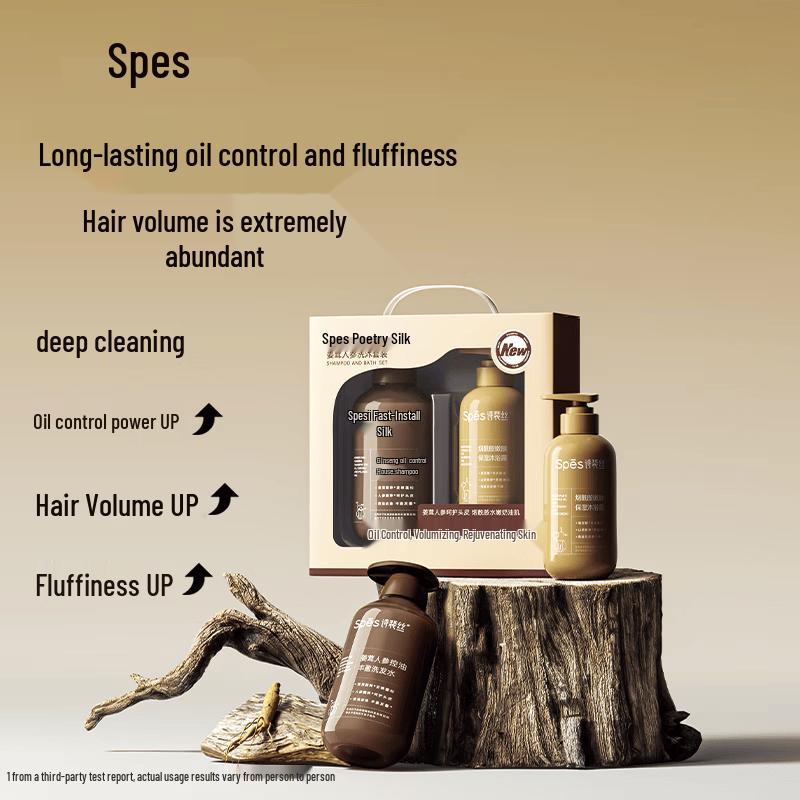 Spes Ginger Ginseng Niacinamide Hair & Body Care Set