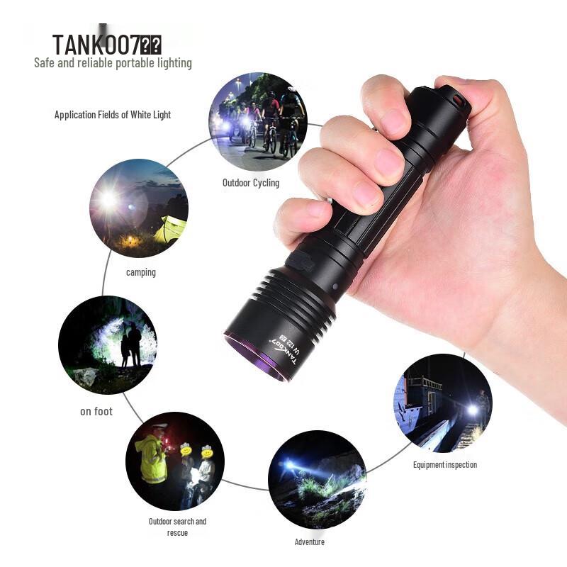 TANK007 UV/White Dual-Light Inspection Flashlight