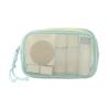 Mesh Cosmetic Bag Portable Travel Makeup Organizer Breathable Zippered Toiletry Pouch