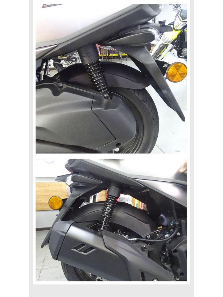 Haojue UHR150 Motorrad Hinterradkotflügelverlängerung - Wasserdicht, Schlammschutz, Modifiziertes Zubehör für HJ150T-28