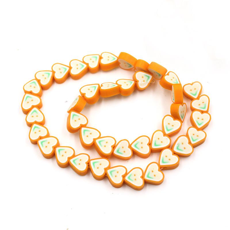 Soft Pottery Beads Beaded Handmade Materials Diy Jewelry Accessories Mobile Phone Chain Bead Separation Mixed Color Soft Pottery Loose Beads
