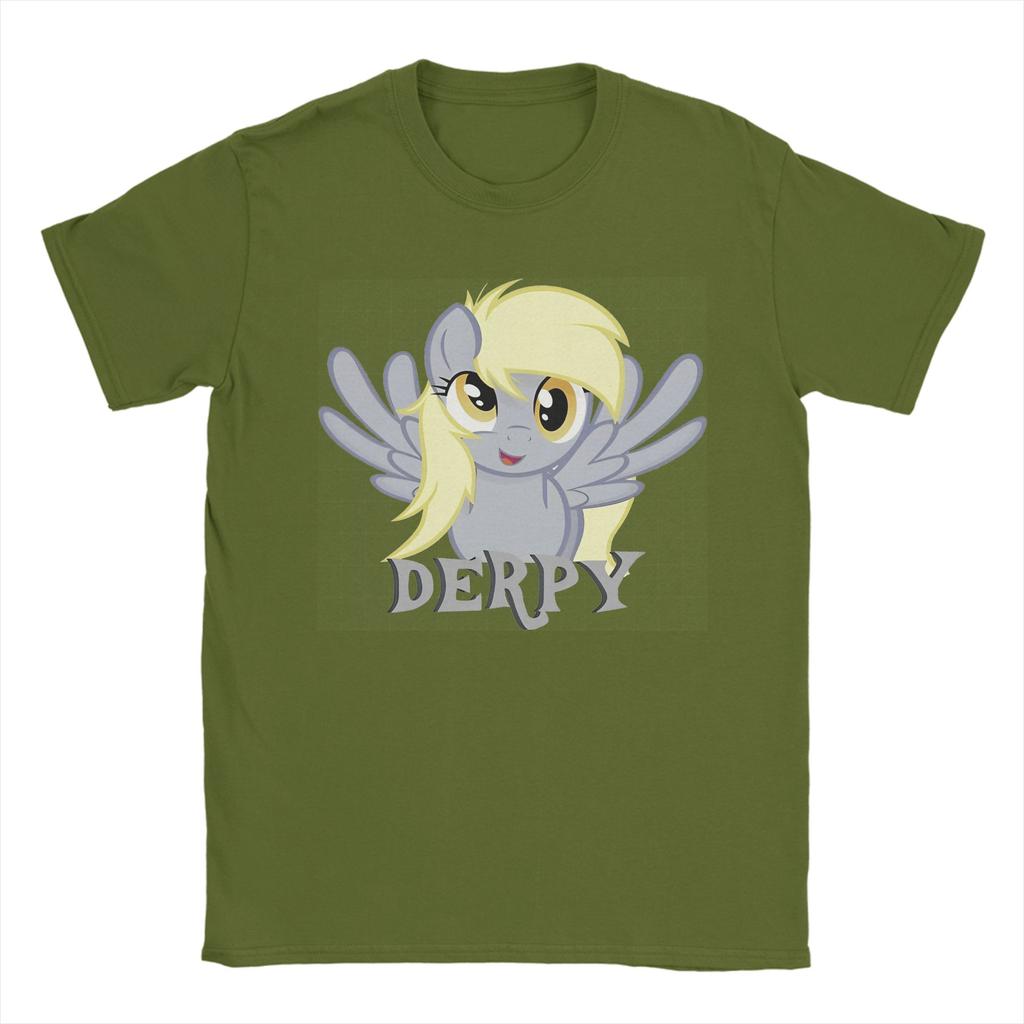 Unisex Muffins Derpy Hooves T Shirts Derpy Pure Cotton Clothing Novelty Short Sleeve O Neck Tees New Arrival TShirts