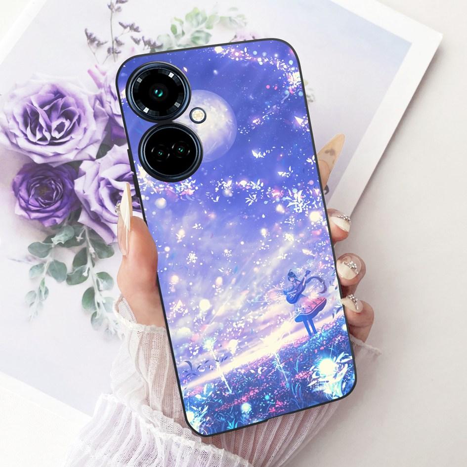 For Tecno Camon 19 Pro CI8 Case Camon19 Pro 5G CI7n Cover Pretty Butterfly Soft Silicone Black Cover For Tecno Camon 19 Neo Etui