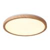 Jiaqihong5 LED Ceiling Wood Grain 40cm Suitable for Tatami Mats Indoor Terrace Dining Living Scandinavian Modern and Fashionable Home Ceiling Round