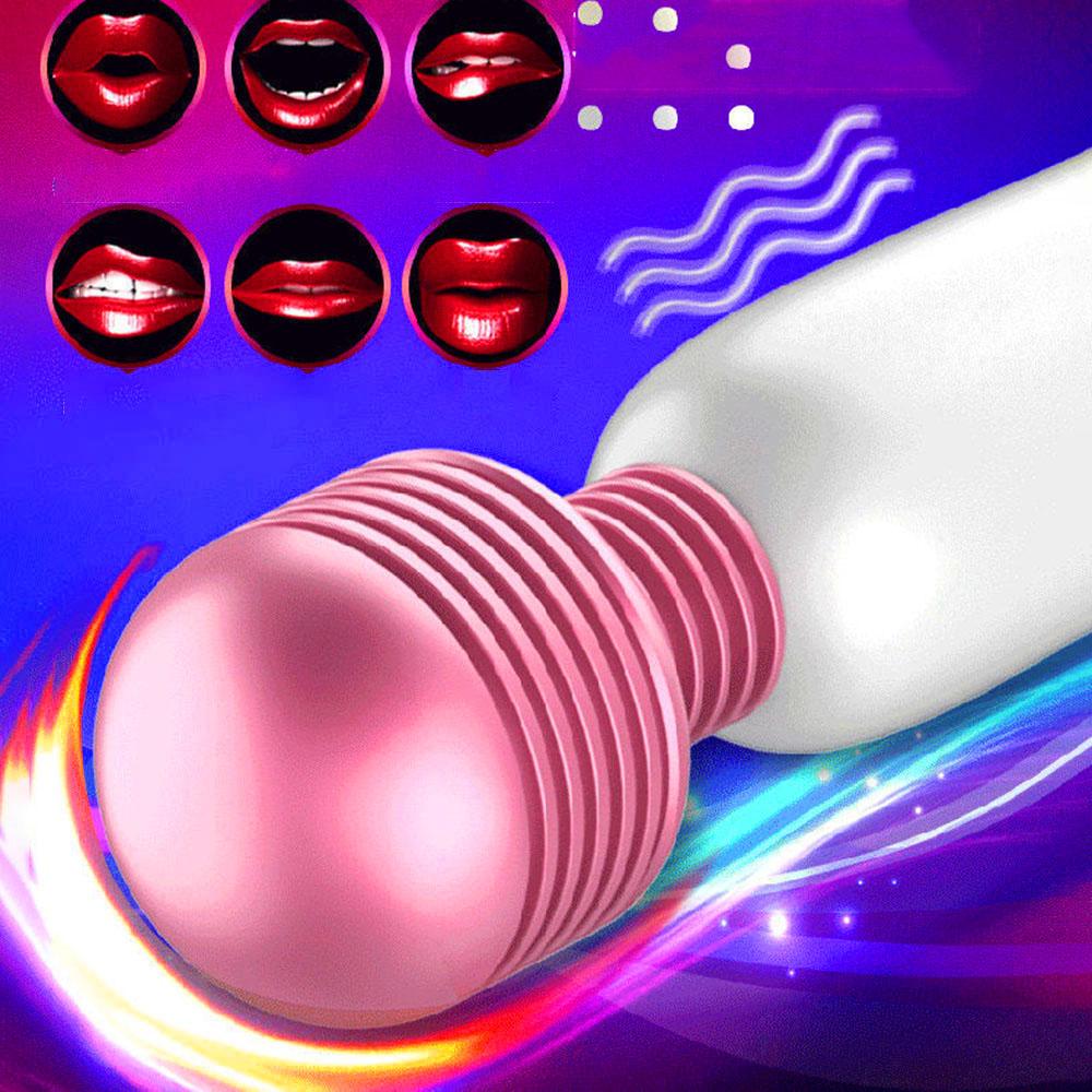 USB Recharge Magic Wand Vibrating Anal Plug Silicone Erotic Vibrator for Woman Masturbation Sex Toys G Spot Massage Orgasm