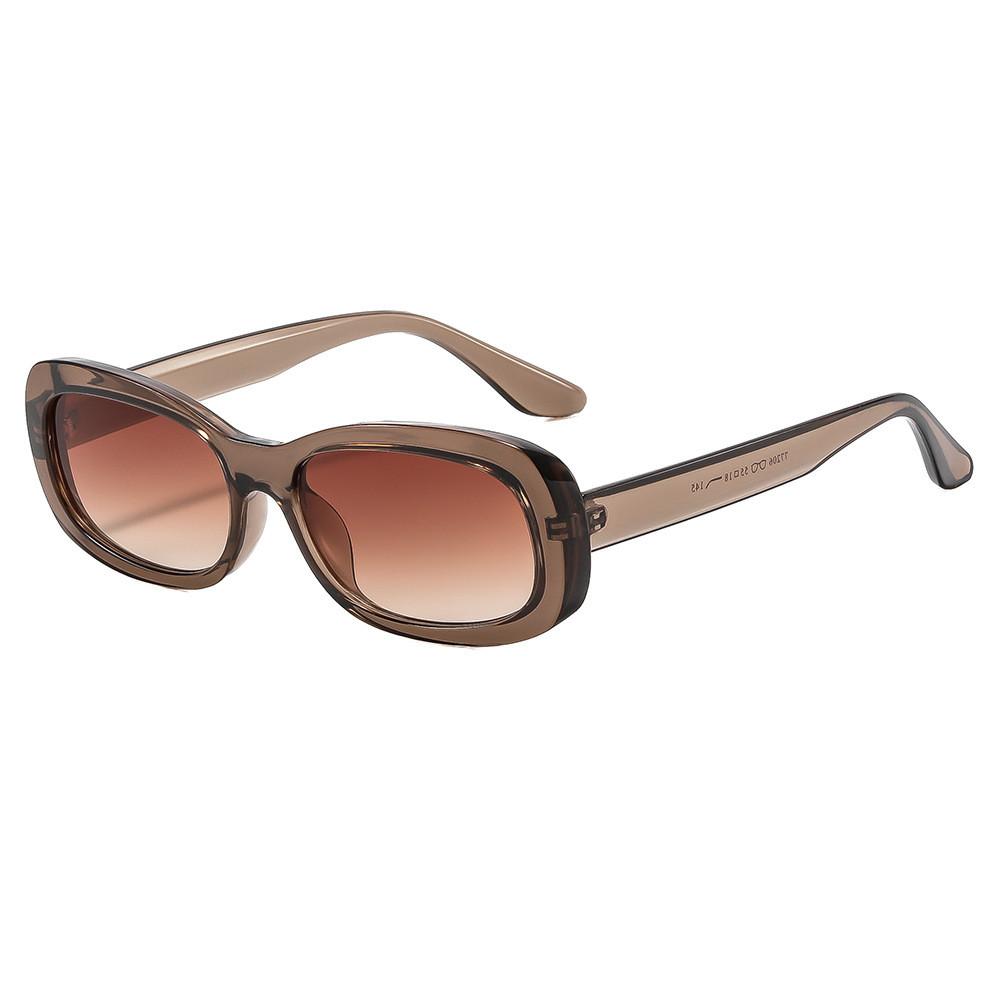 

Black Rectangular Sunglasses For Men And Women With Uv400 Protection For Outdoor Fashion DoubleTea