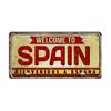 Vintage Berlin Madrid New York Paris Country City Stil Platte Metallschild Plakette Blechschild Man Cave Bar Club Poster Dekoration