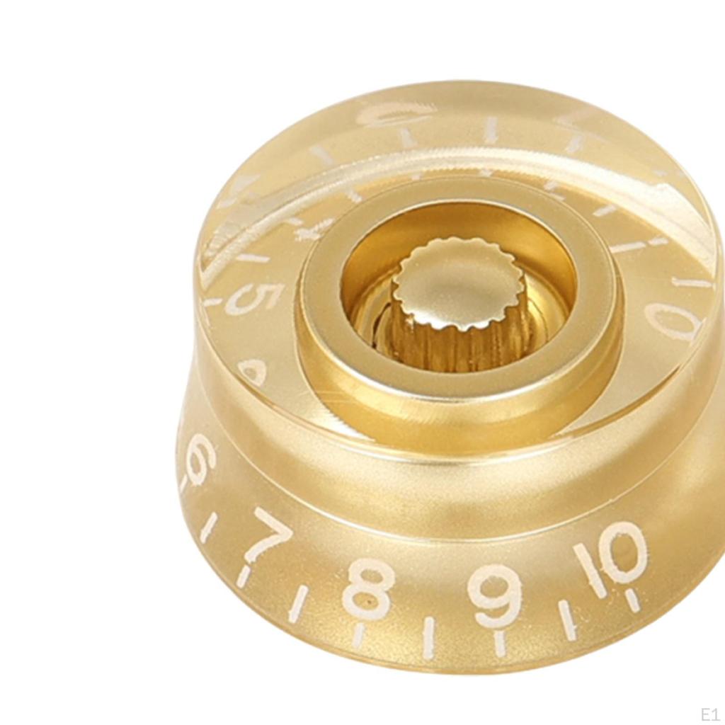 9 Pieces Guitar Knobs Speed Volume Tone Control Replacement Professional Easy Installation