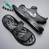 2025 Summer New Sandals Men's Air Cushion Platform Student Leisure Summer Breathable Beach Shoes